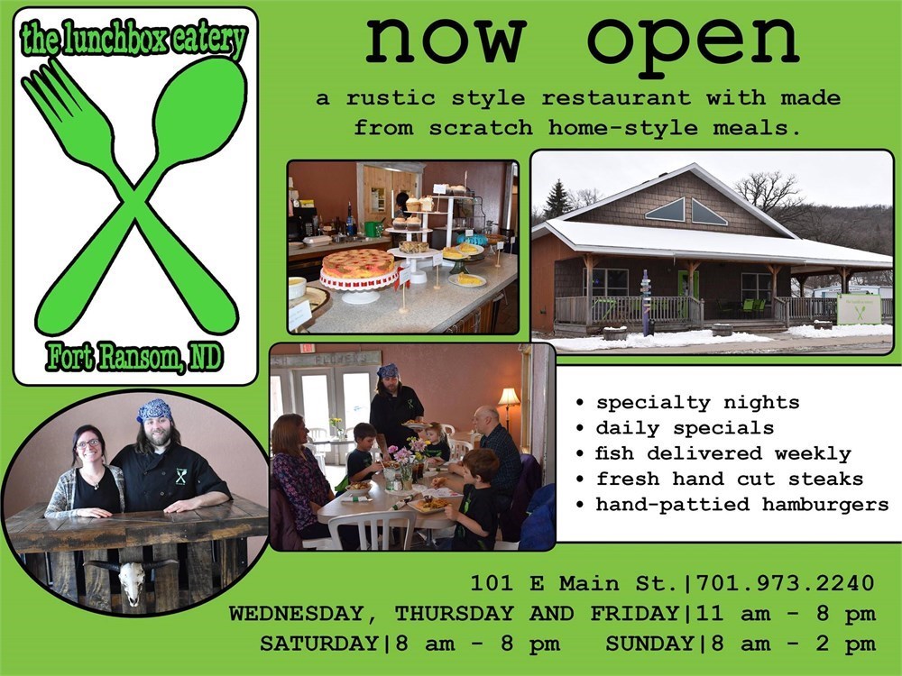 Wheeler Dealer The Lunchbox Eatery Fort Ransom 25 Certificate